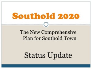 Southold Town Comprehensive Master Plan Status Update